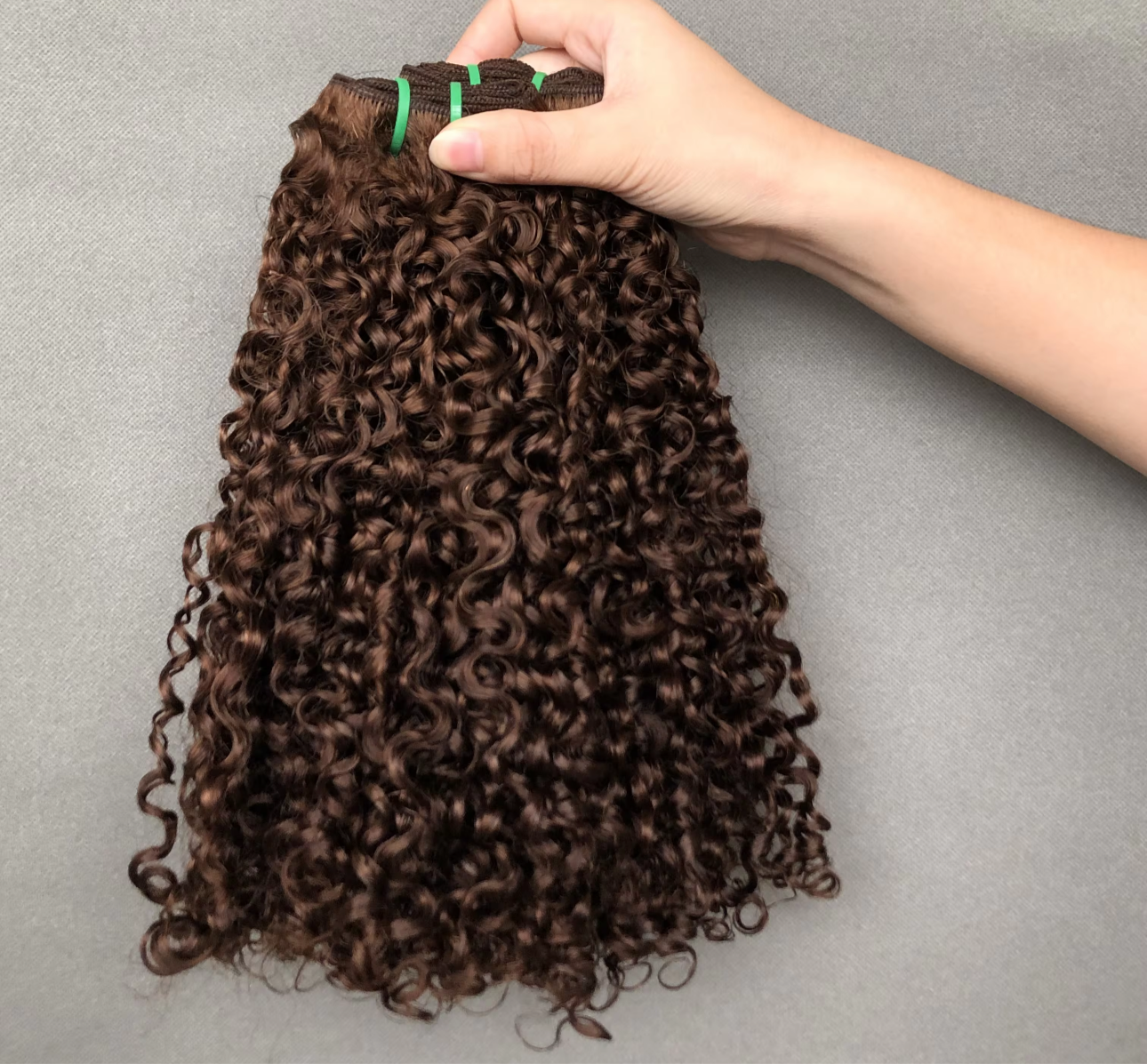Brown Pixie Curly Weave Extensions