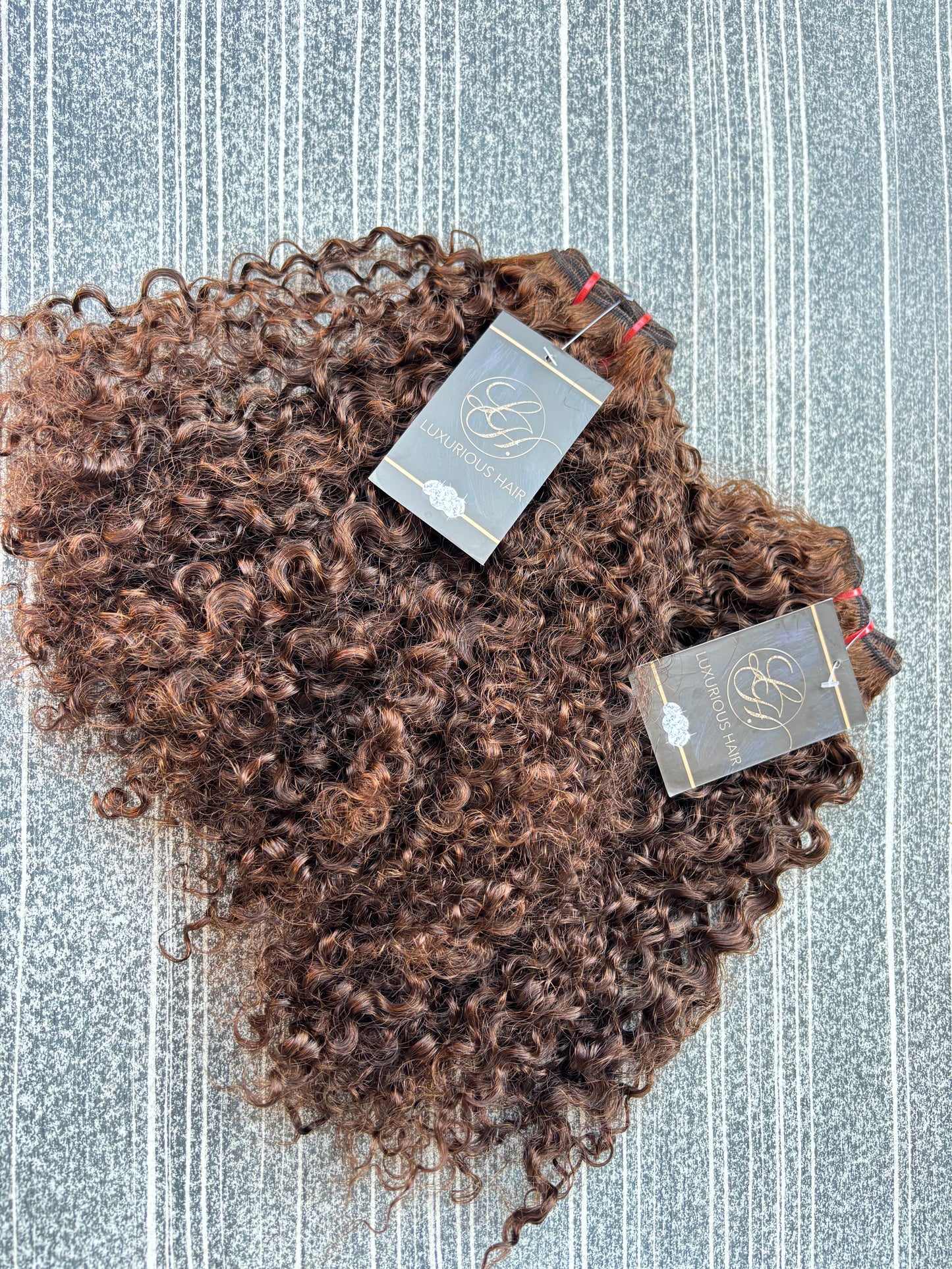 Brown Pixie Curly Weave Extensions