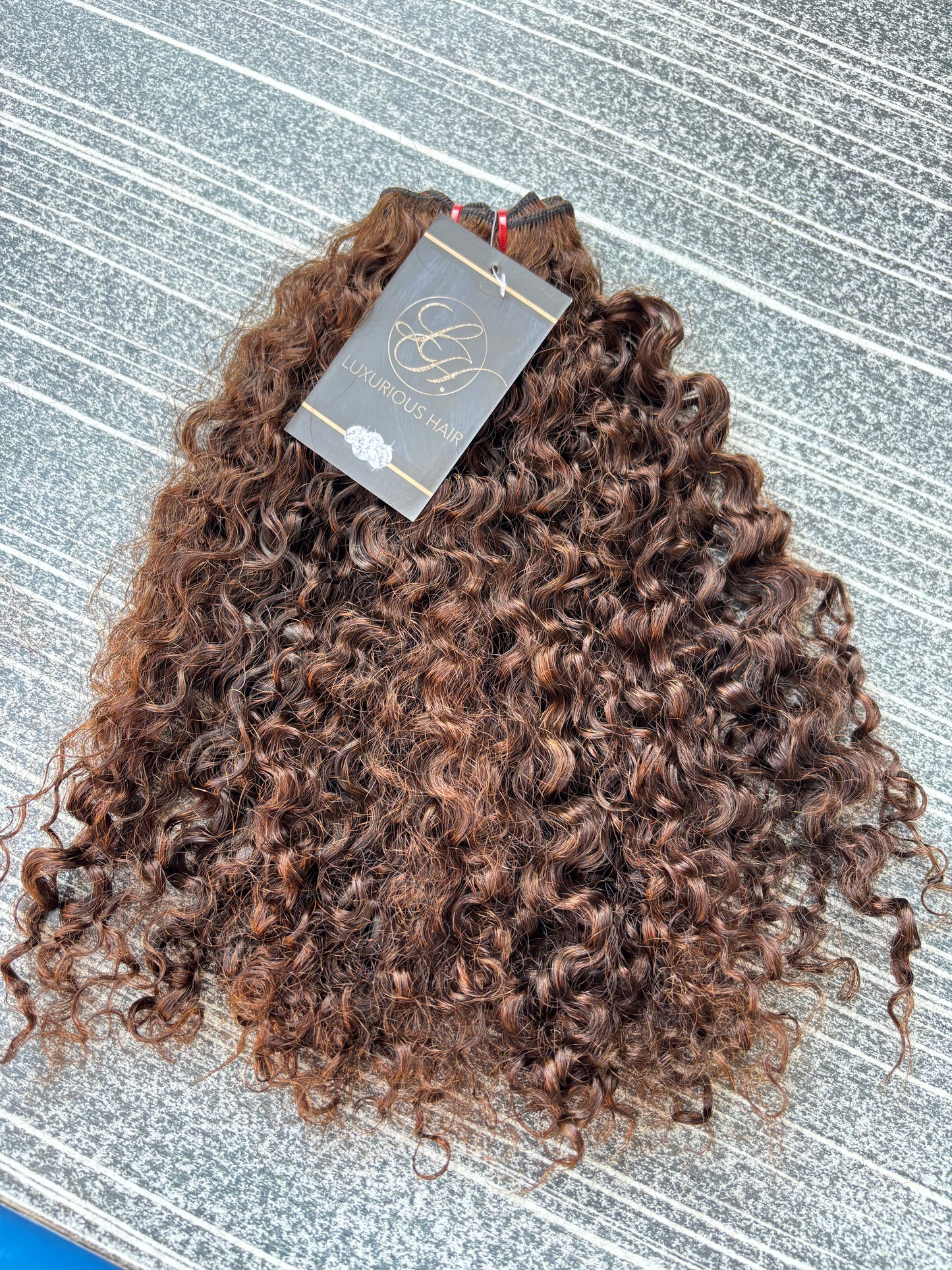 Brown Pixie Curly Weave Extensions