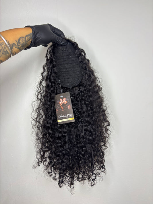 Pixie Curly Drawstring Ponytail