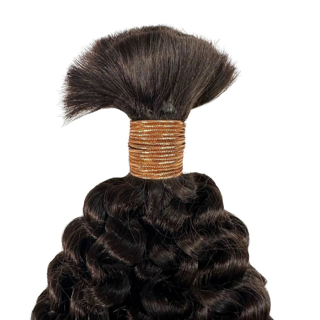 Curly Bulk Human Braiding Hair
