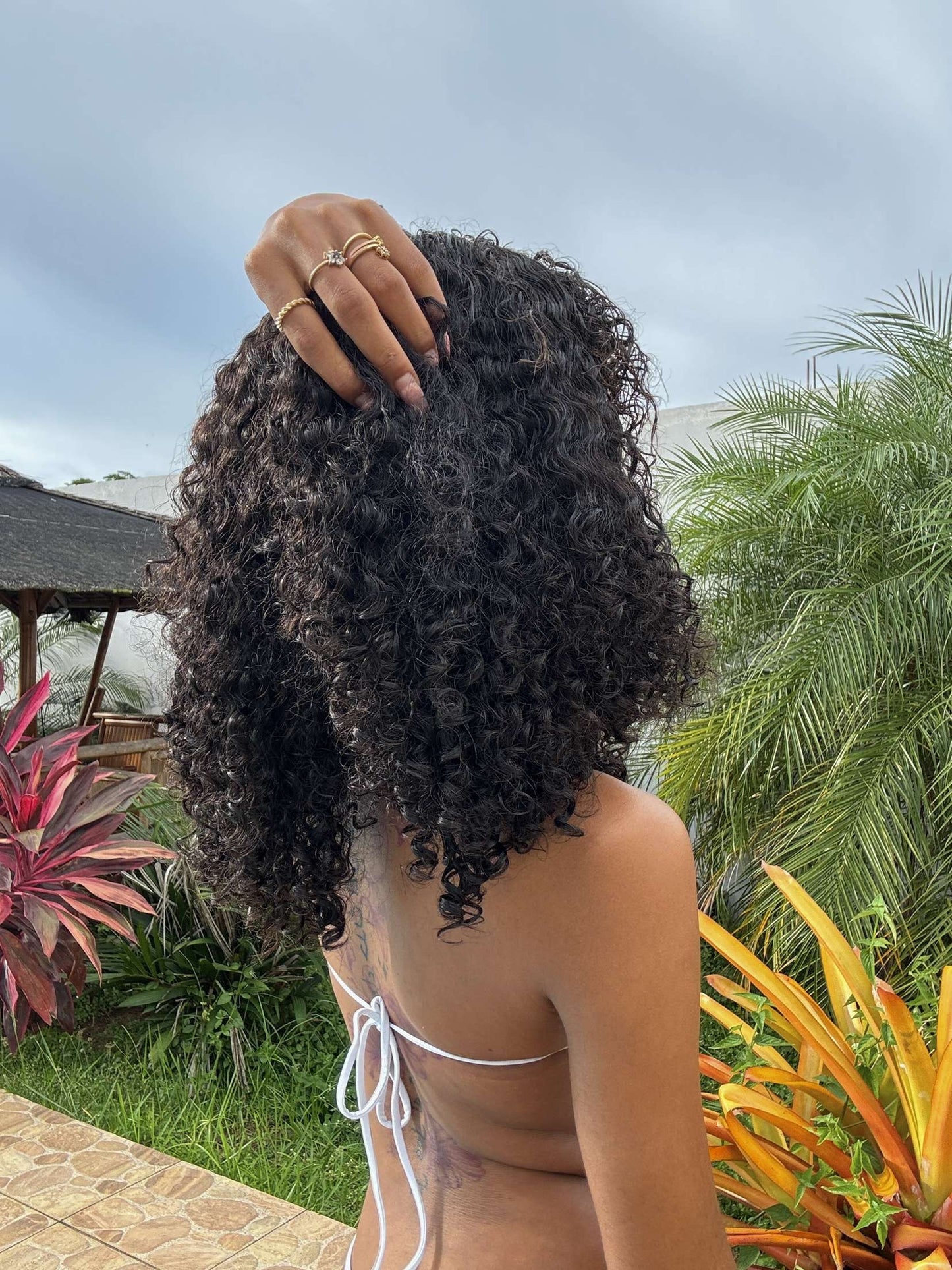 U-Part Pixie Curly Wig